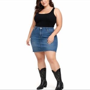 Torrid Western Knee Boot Women’s 7.5 Black Wide Calf New